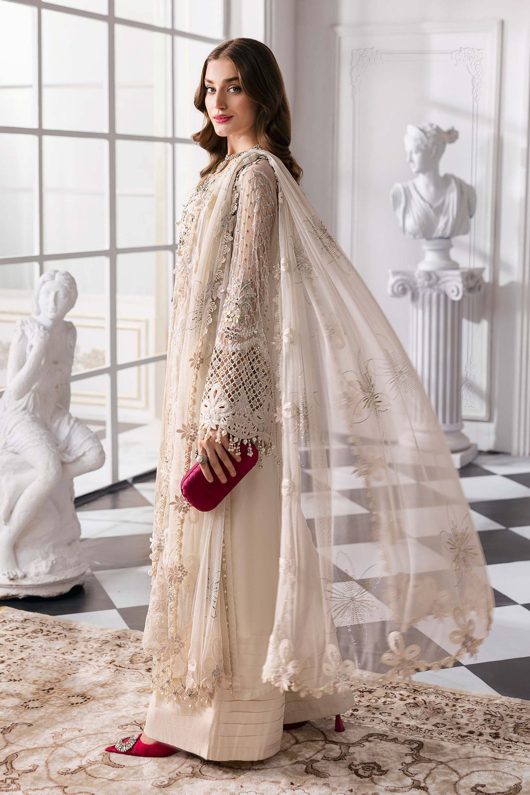 Maria B Embroidered Suits Unstitched - ZÉVA