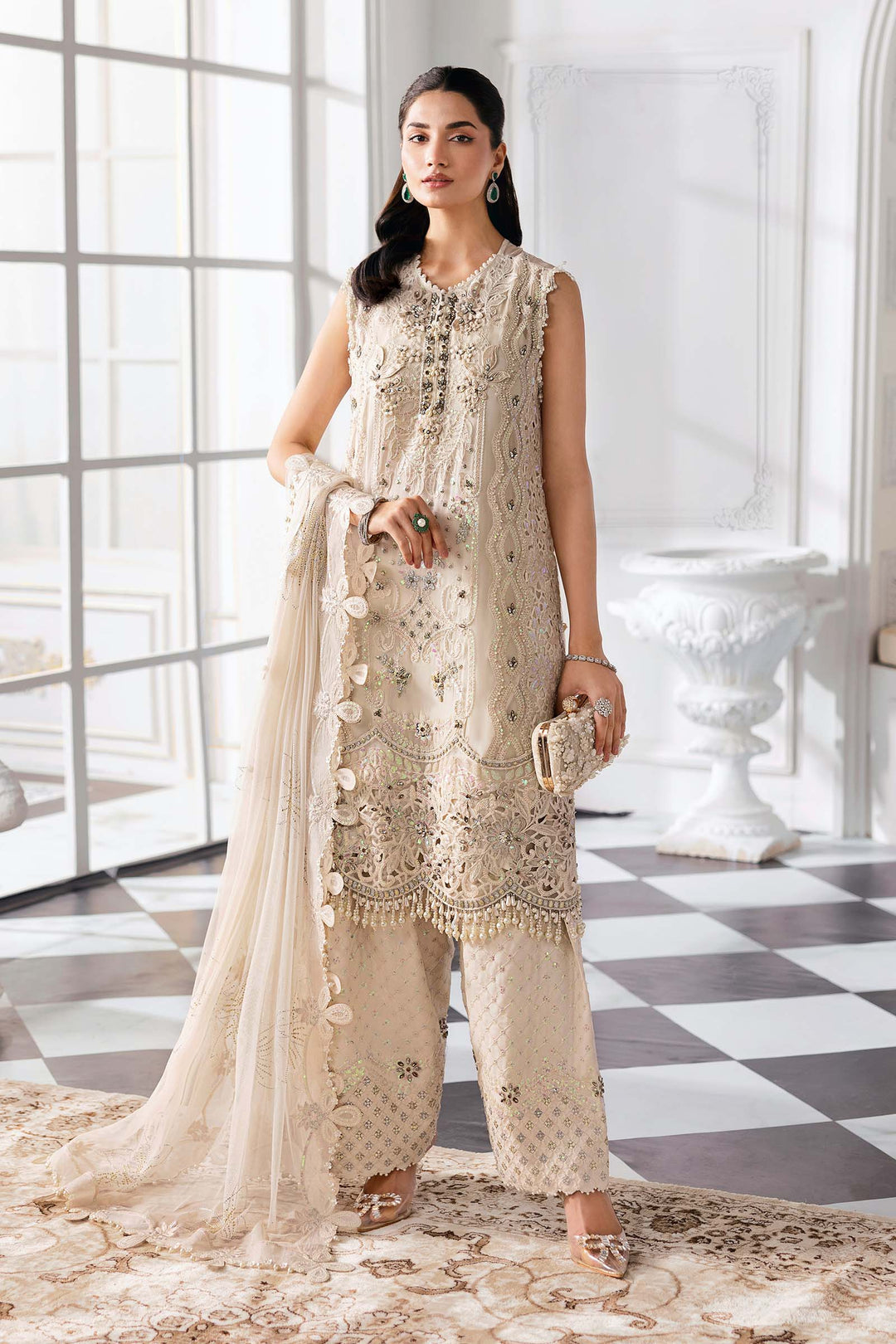 Maria B Embroidered Suits Unstitched - ZÉVA