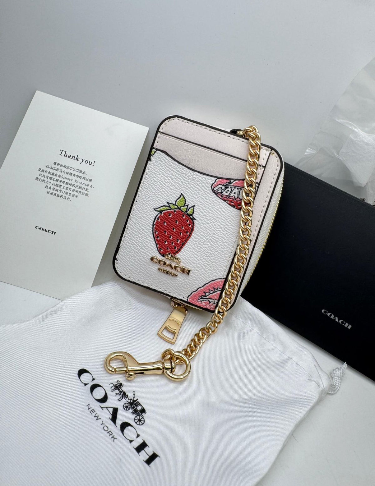 Coach Wallet/Cardholder with Brand Box and Dust Bag