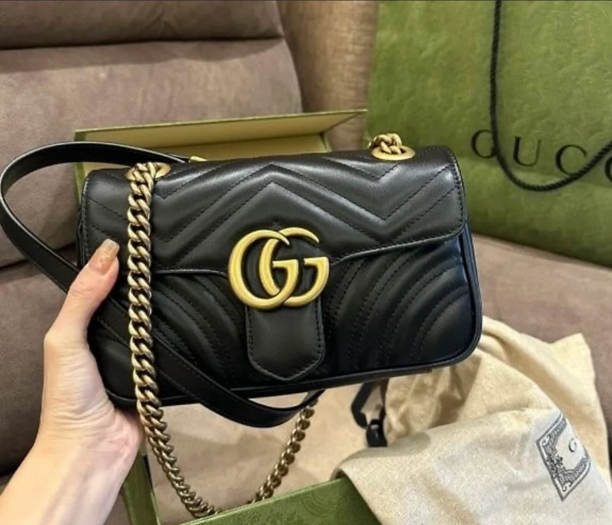 GUCCI Marmont Bag With Brand Box