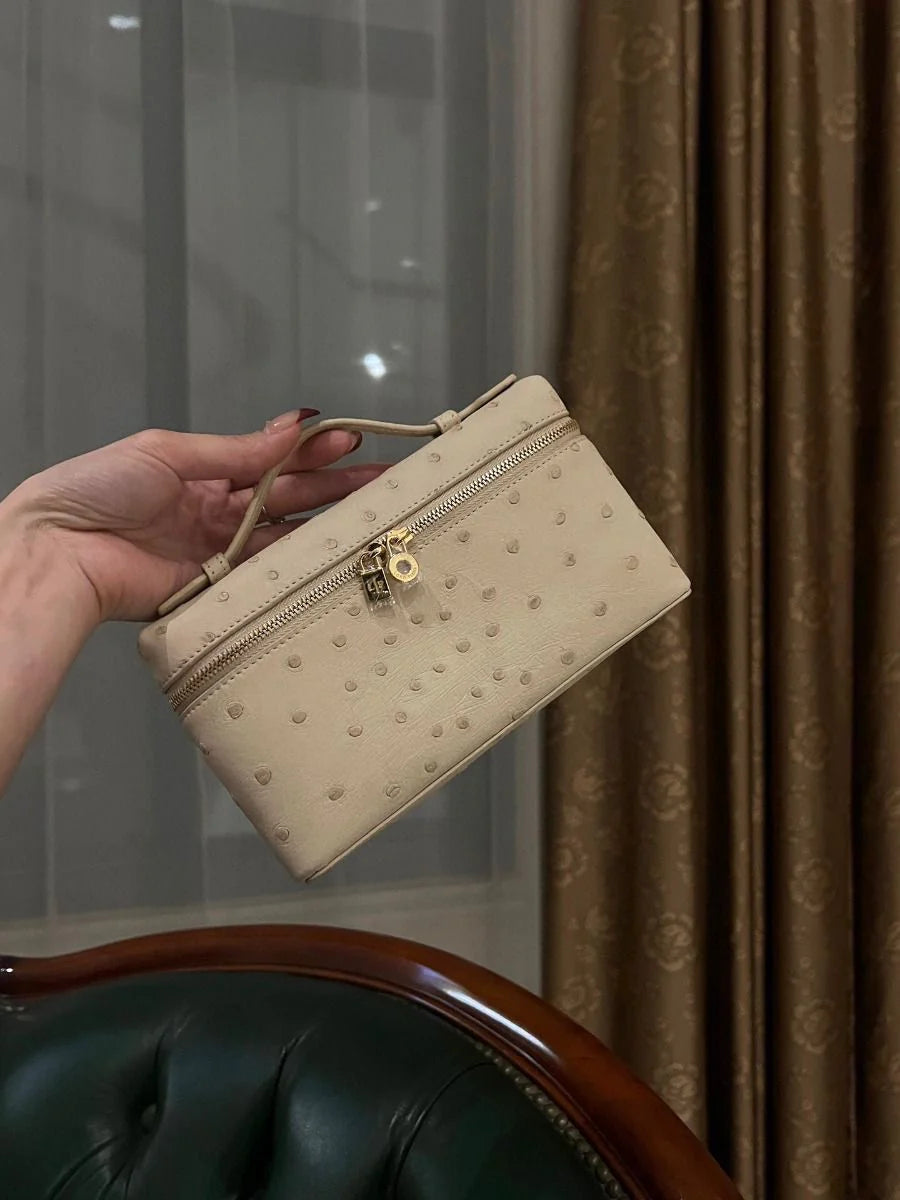 Loro Piana Ostrich Leather with Brand Box