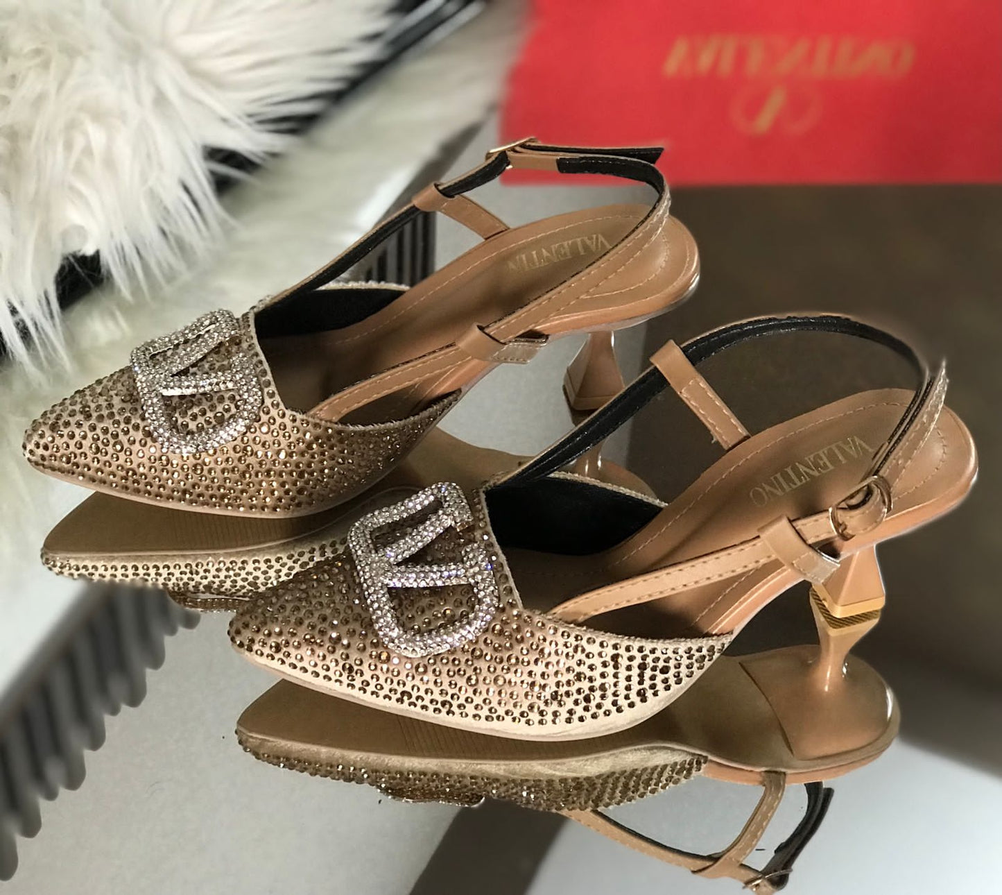 Valentino Stone heels