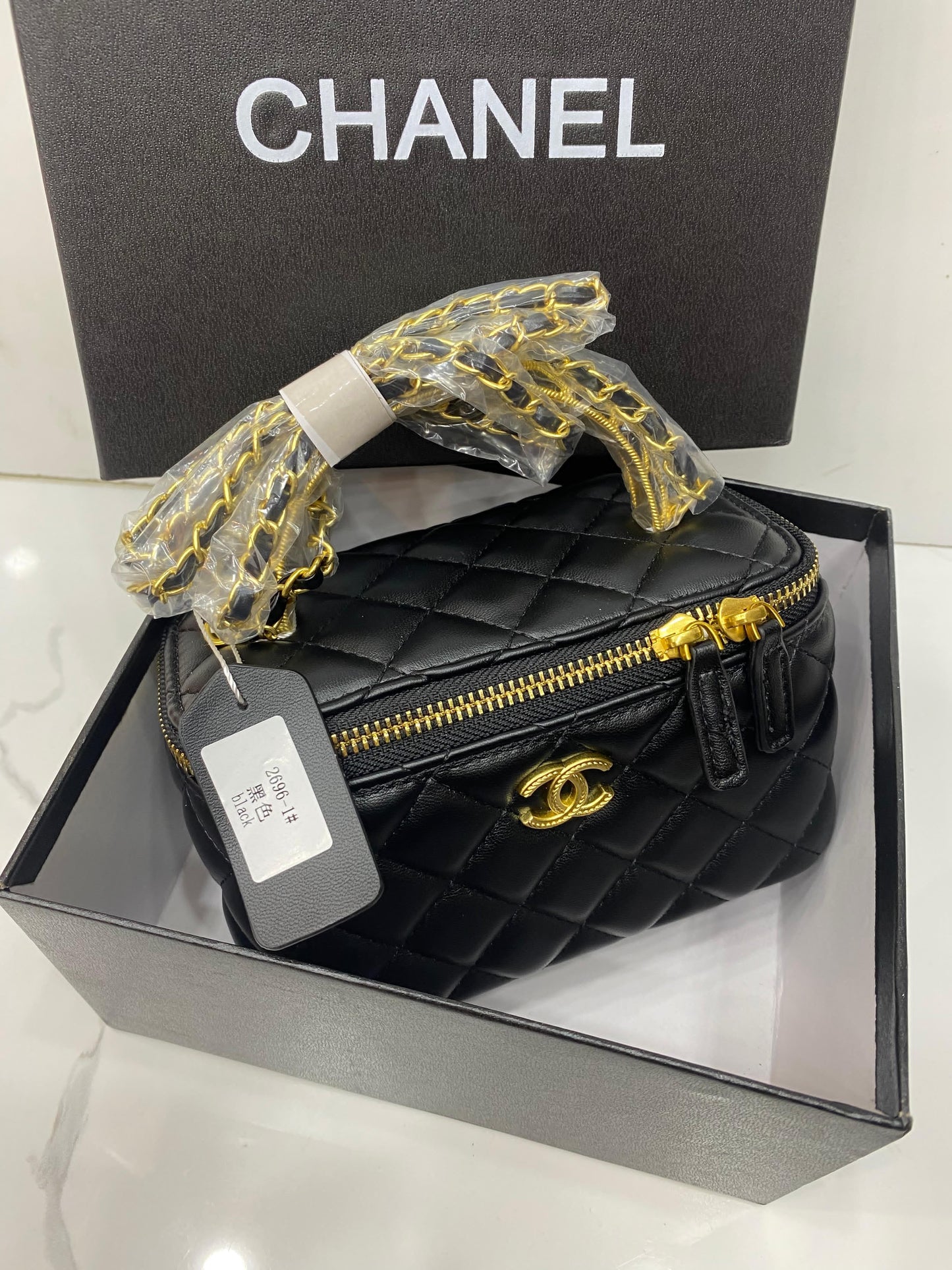 CHANEL Vanity bag with Brand box