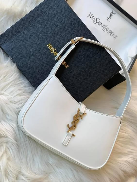 YSL Hobo White