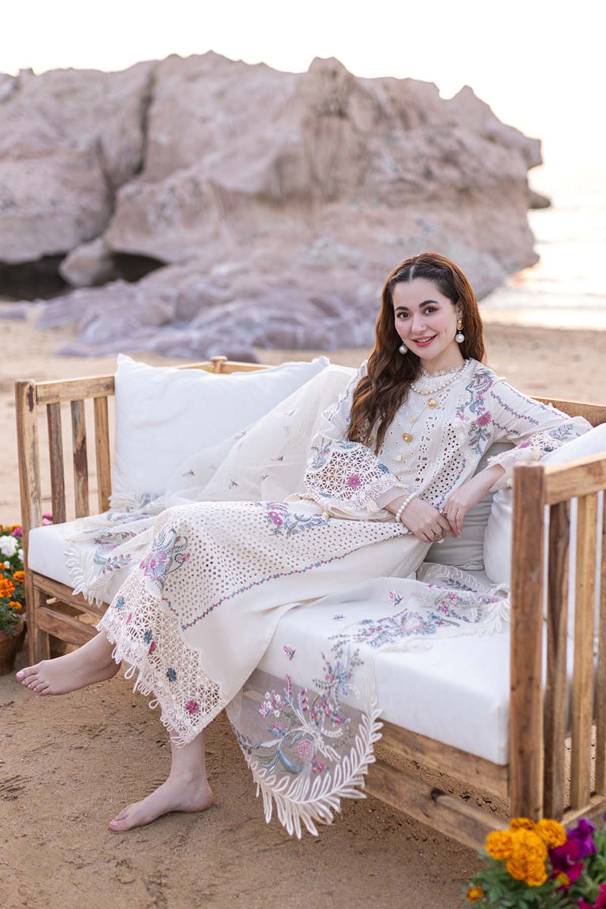 Qalamkar Luxury Embroidered Lawn - ZÉVA