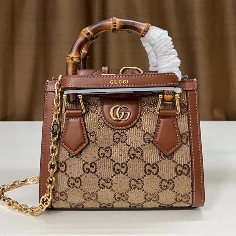 Gucci Diana Mini Tote with Brand Box