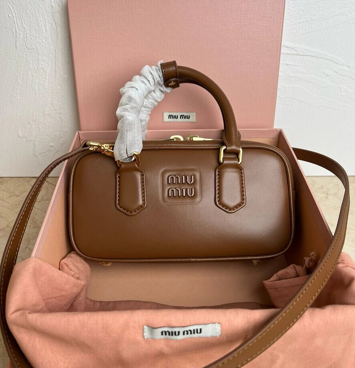 Miu Miu Arcadie Bag with Brand Box