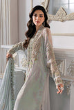 Maria B.Unstitched Embroidered Chiffon Suit - ZÉVA