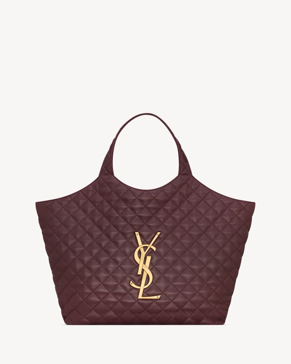 YSL Quilted Lambskin Tote Bag