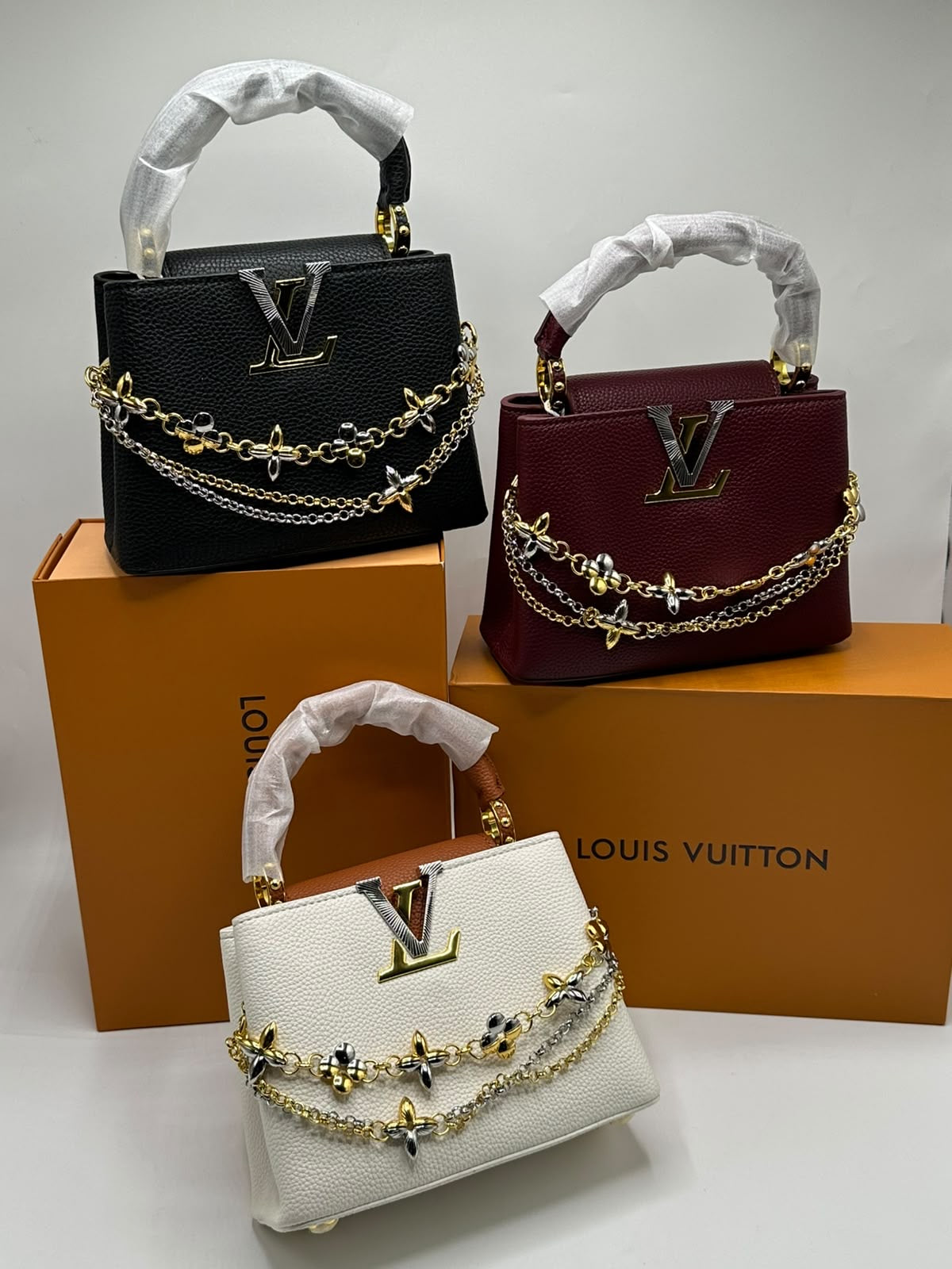 LV Small Cappucine with Original Packaging