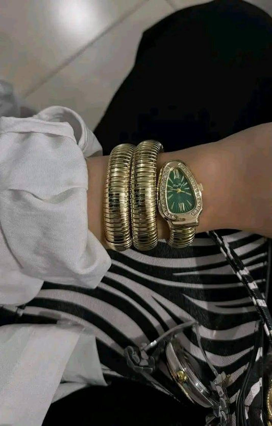 BVLGARI Serpenti Watch Green Dial