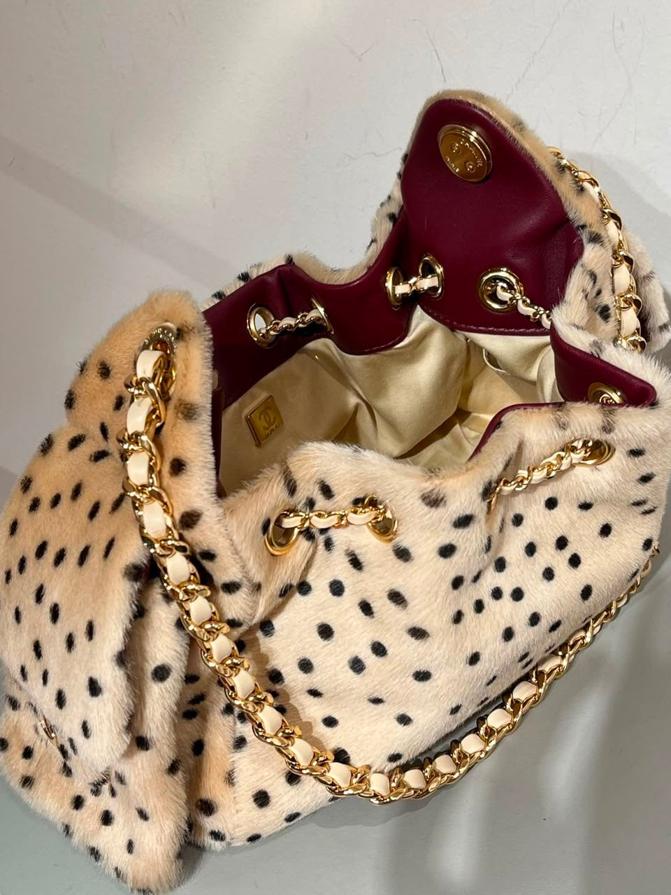 Chanel 25 Leopard Medium with Full Packaging
