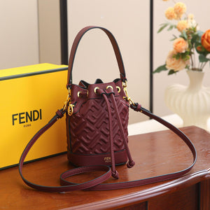 Fendi Mon Tressor Bucket Bag with Brand Box