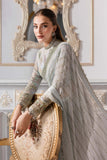 Maria B.Unstitched Embroidered Chiffon Suit - ZÉVA