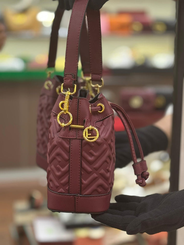 Fendi Mon Tressor Bucket Bag with Brand Box