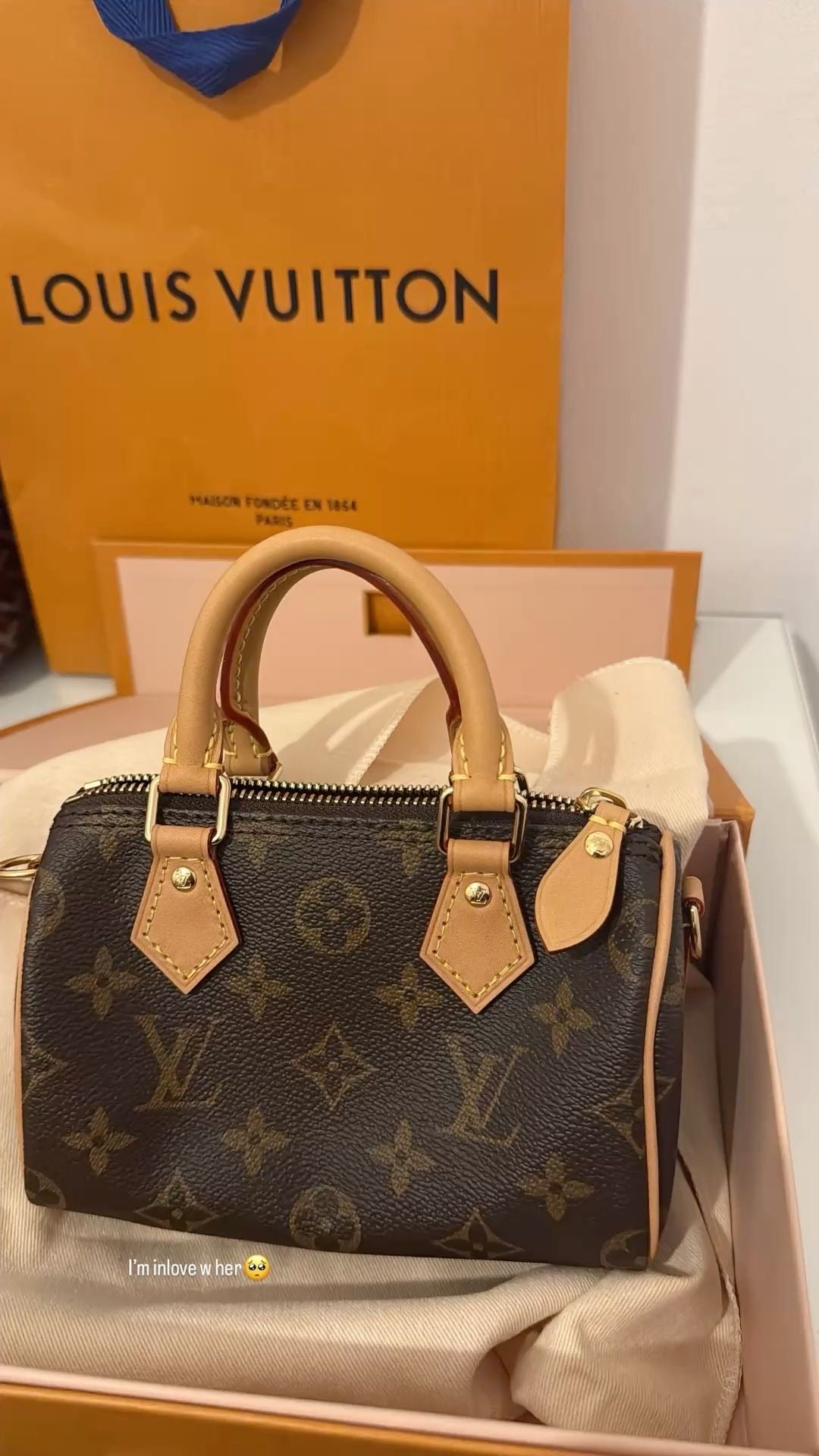 LV Speedy Small with Brand Box- Genuine Leather