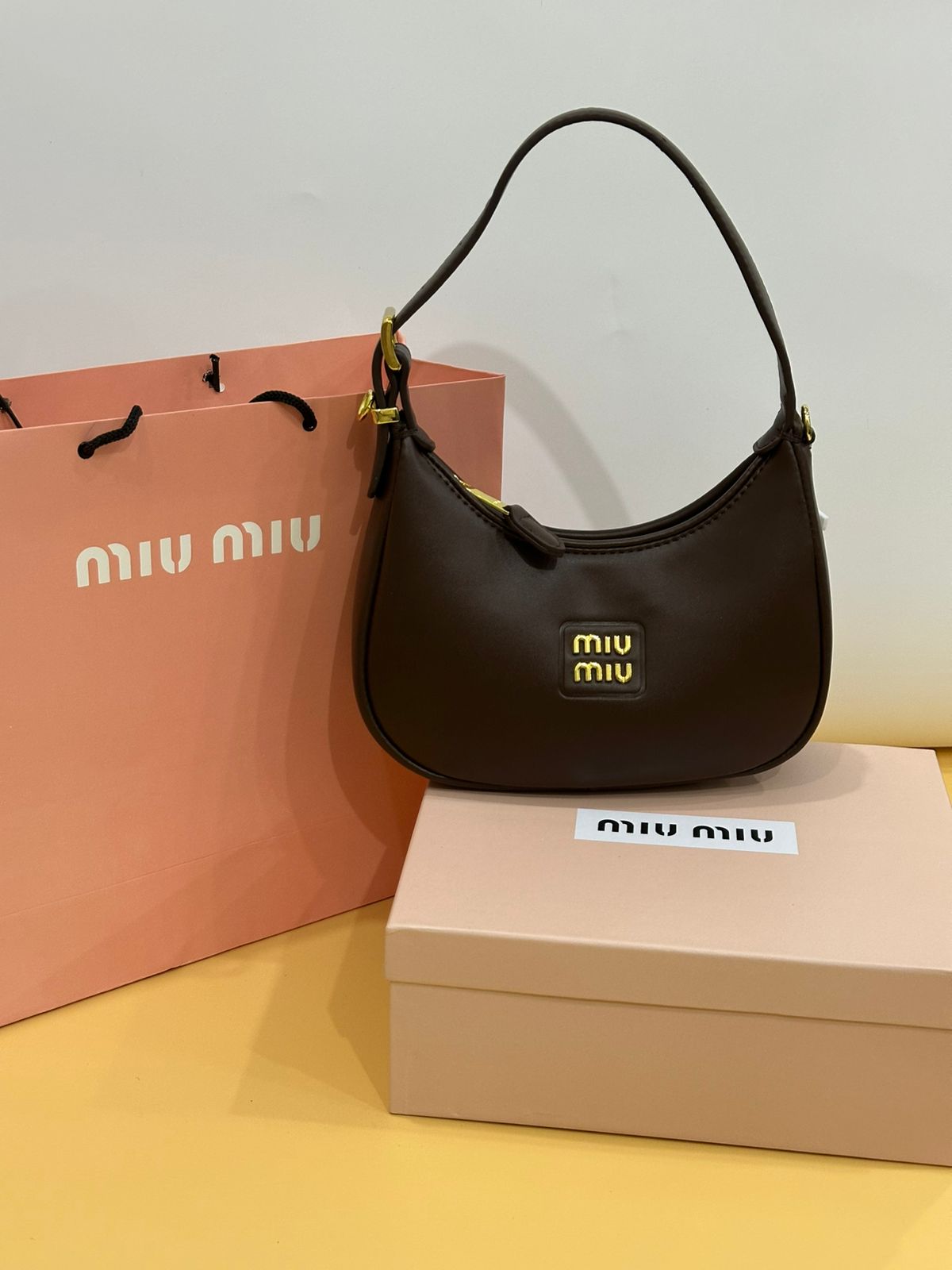 Miu Miu Hobo Leather Bag