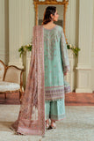 Baroque Zari Net Unstitched Emb Suit - ZÉVA
