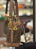 Fendi Mon Tressor Bucket Bag with Brand Box