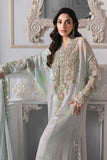 Maria B.Unstitched Embroidered Chiffon Suit - ZÉVA