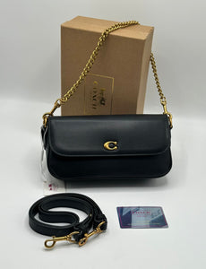 Coach Brook Flap Chain Bag with Brand Box