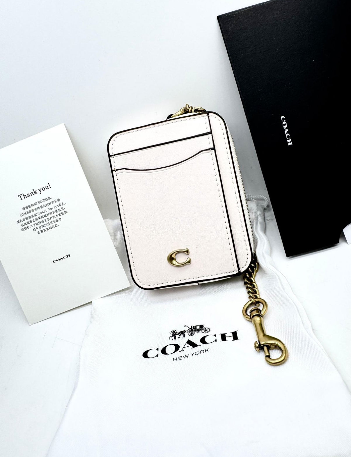 Coach Wallet/Cardholder with Brand Box and Dust Bag