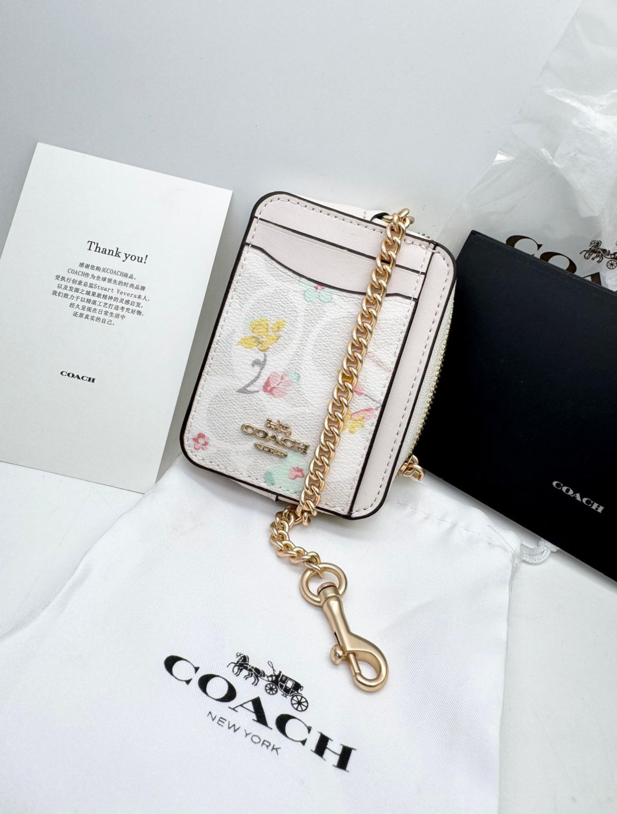 Coach Wallet/Cardholder with Brand Box and Dust Bag
