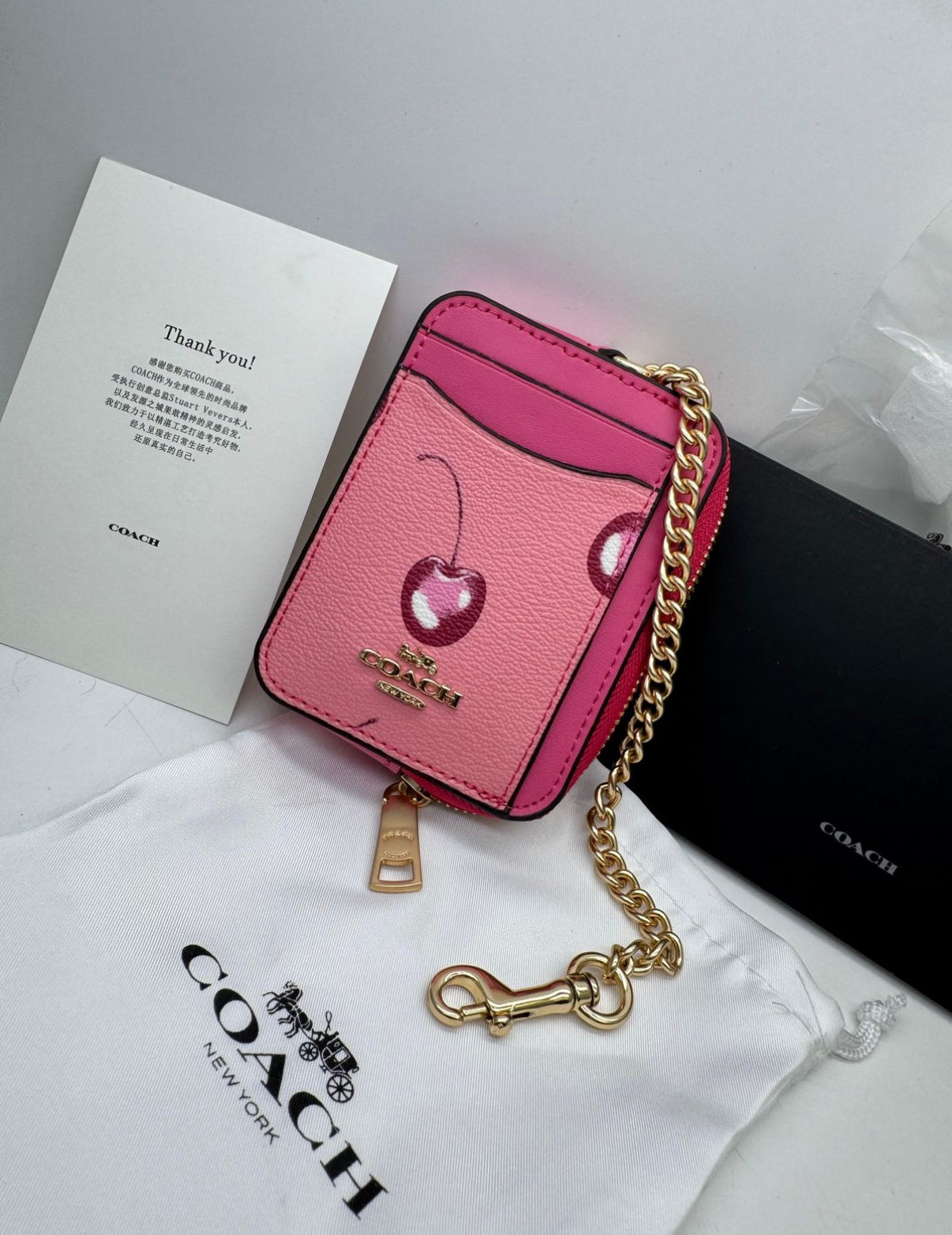 Coach Wallet/Cardholder with Brand Box and Dust Bag