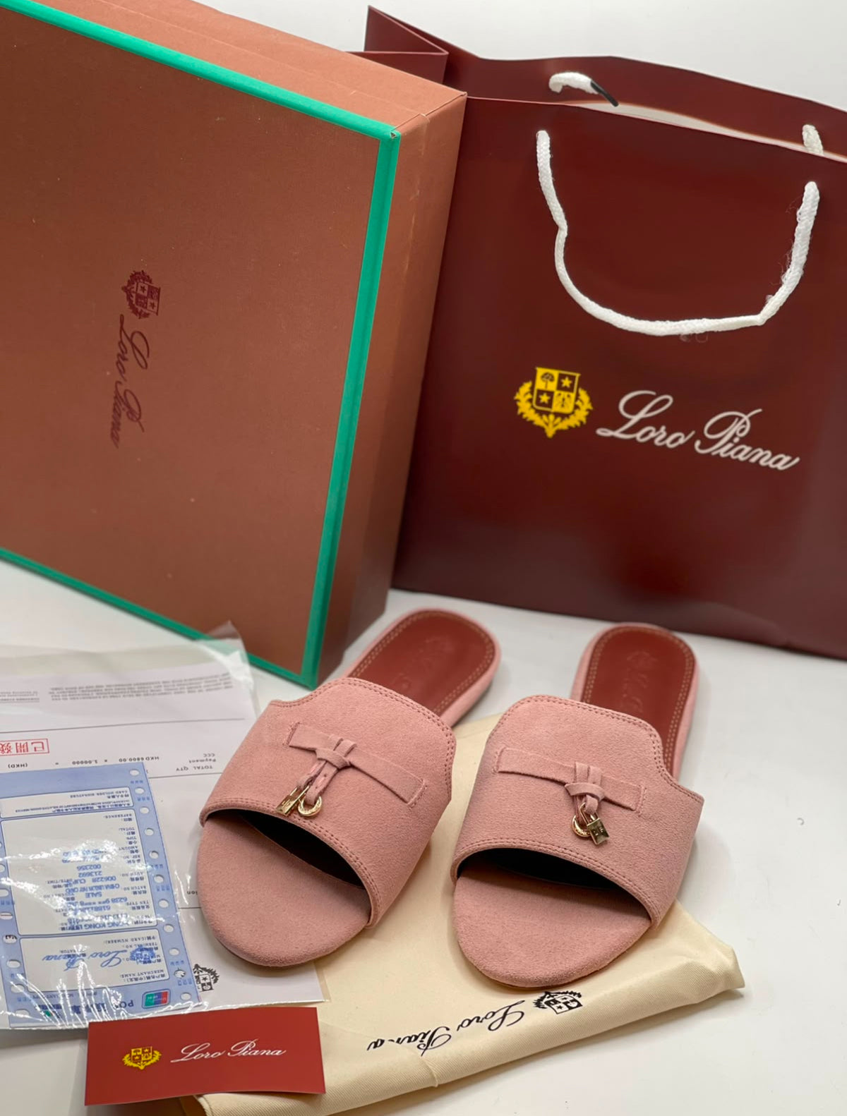 Loro Piana Summer Charms with Brand Box