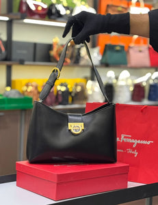 Ferragamo Trifolio Shoulder Bag with Brand Box