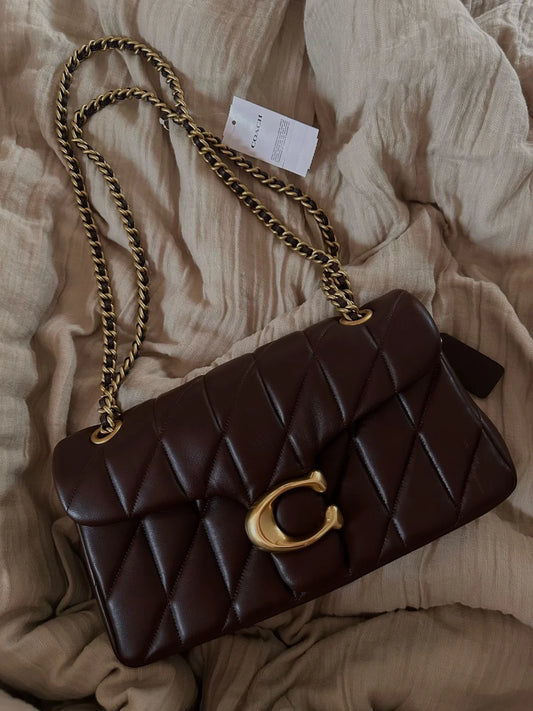 Coach Quilted Tabby 26-Genuine Leather