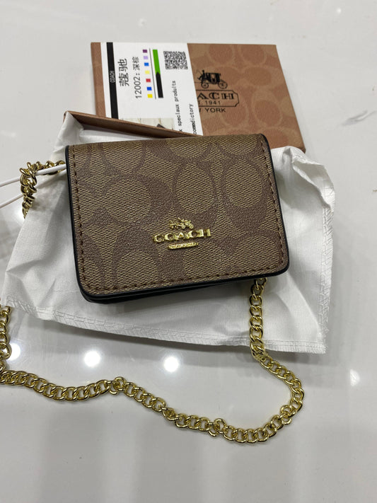 Coach micro crossbag with box