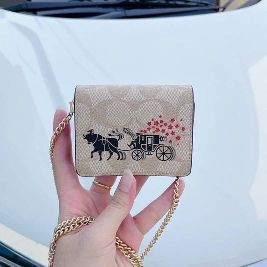 Coach micro crossbag with box