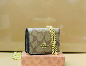 Coach micro crossbag with box