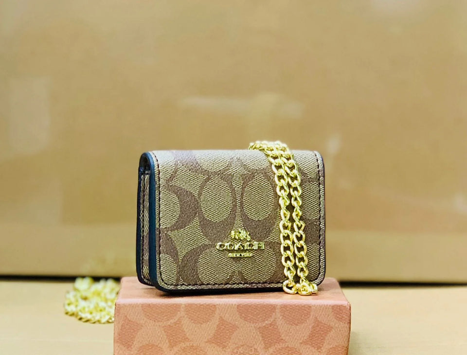 Coach micro crossbag with box