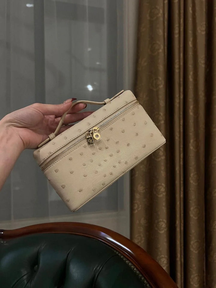 Loro Piana Ostrich Leather with Brand Box