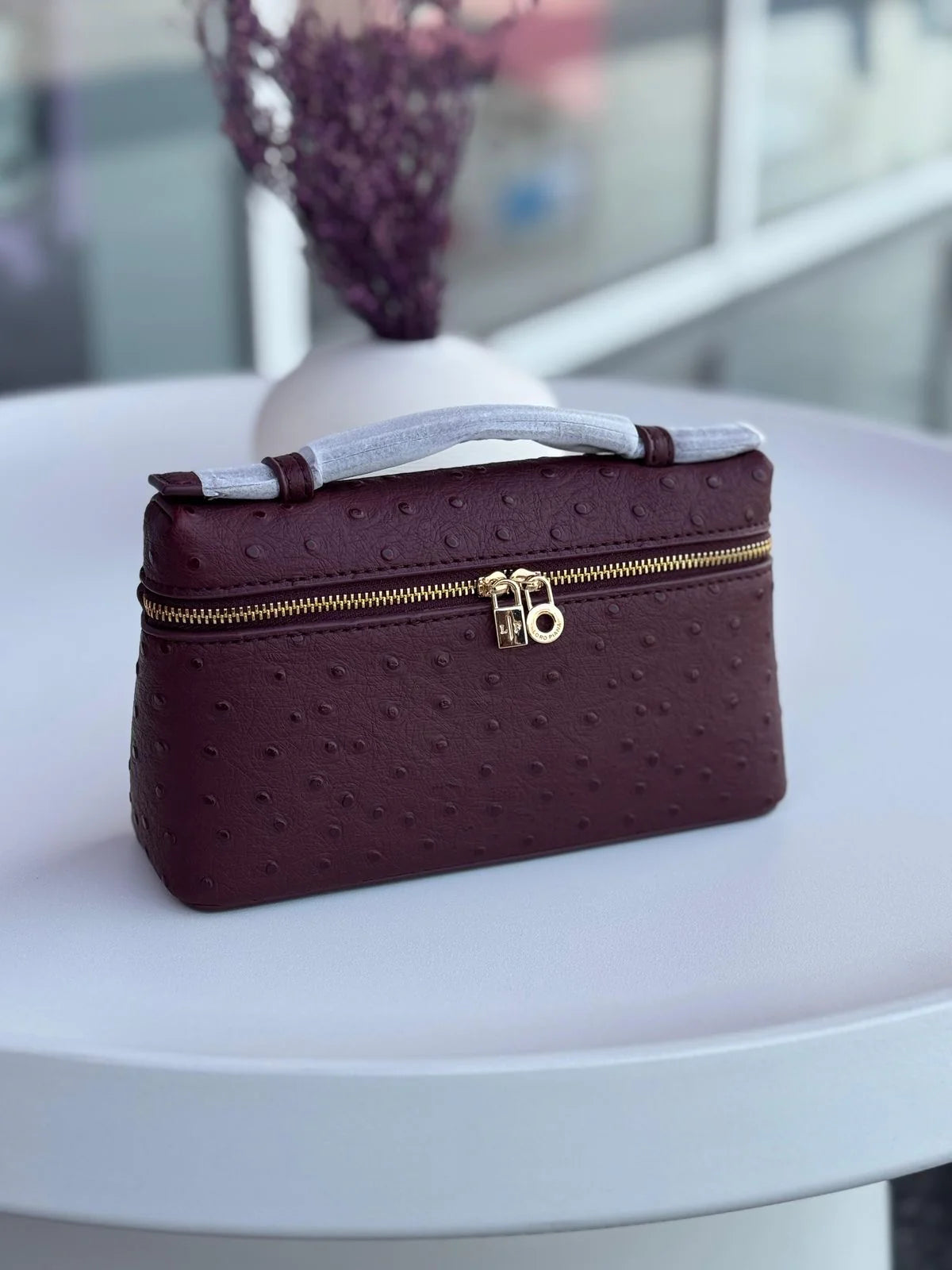 Loro Piana Ostrich Leather with Brand Box