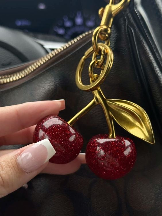 Coach Cherry bag Charm
