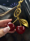 Coach Cherry bag Charm