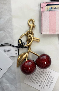 Coach Cherry bag Charm