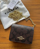 Coach Chain wallet with Brand Box