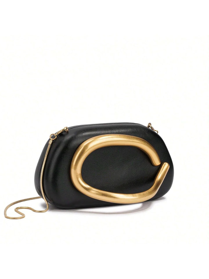 Zara Clutch Black Colour with Brand Box
