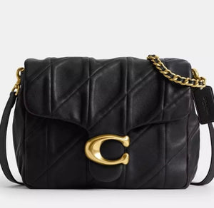COACH Time square Quilted Tabby 17 with brand Box