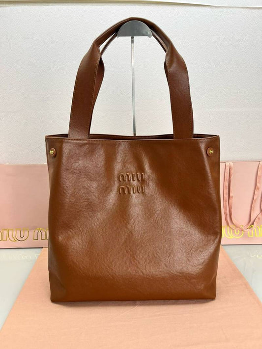 Imported MIU MIU Leather Tote Bag