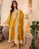 Crimson lawn Embroidered - ZÉVA