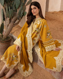 Crimson lawn Embroidered - ZÉVA