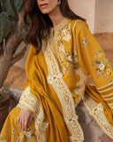 Crimson lawn Embroidered - ZÉVA