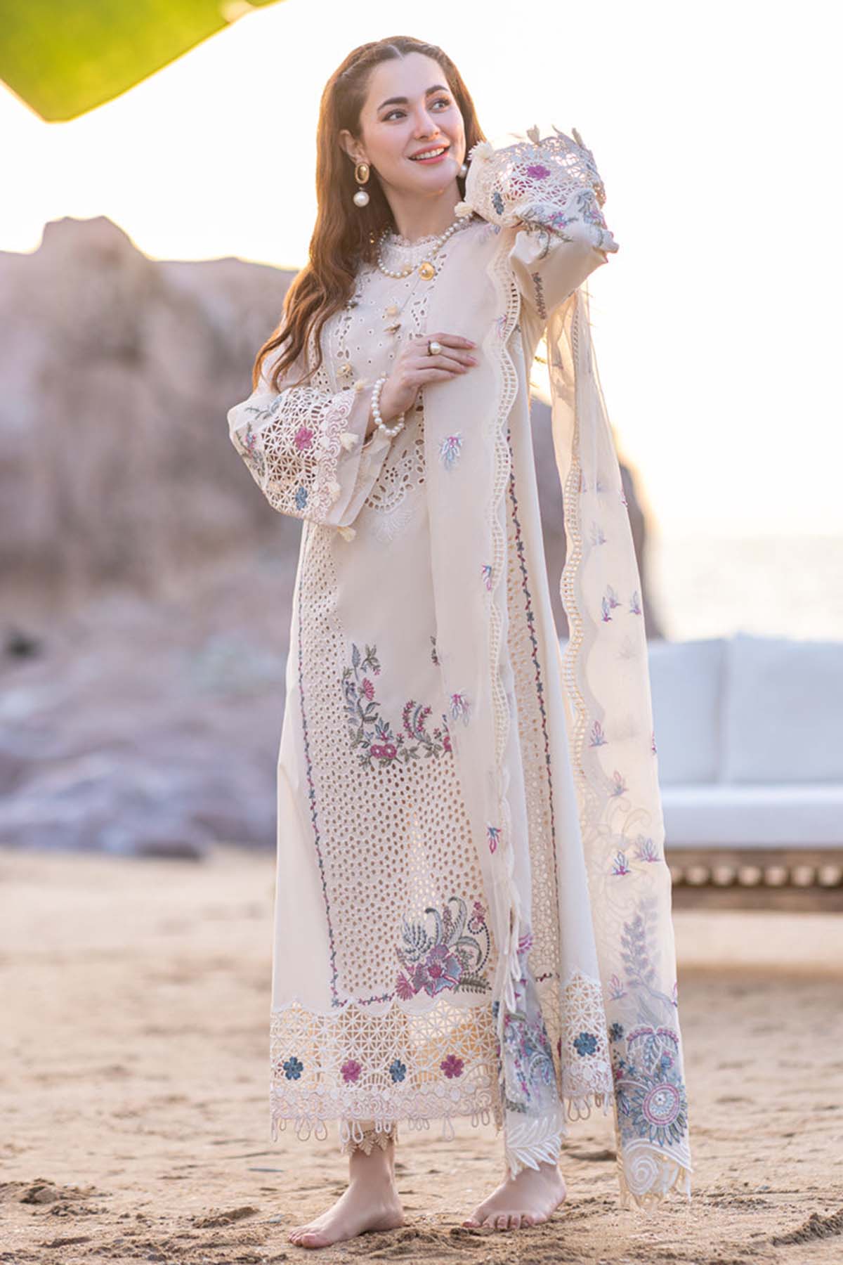 Qalamkar Luxury Embroidered Lawn - ZÉVA