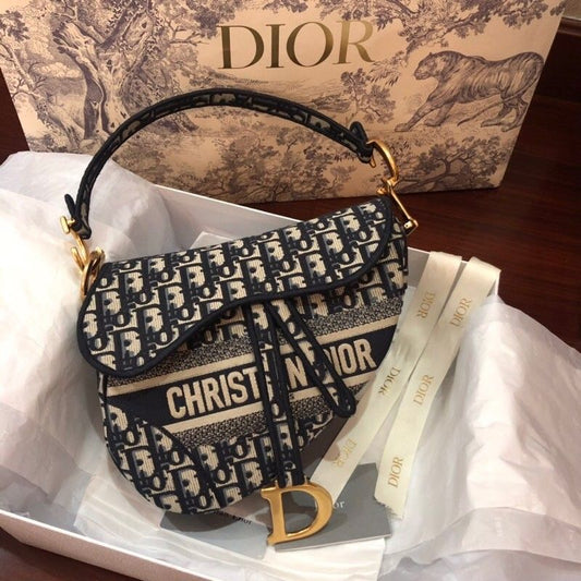 DIOR Monogram Saddle Bag