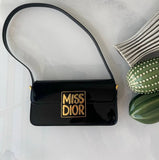 MISS DIOR Flap Patent Bag